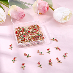 Colgantes de esmalte de aleación 100pcs&nbsp;ENAM-BM0001-23