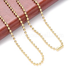 Collar de cadena de bolas de acero inoxidable 304&nbsp;LS-MAK-R012-02G