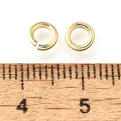 Messing Open Ringe springen&nbsp;X-KK-V007-004G-03