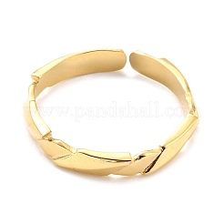 Bague ouverte en acier inoxydable 304 en forme de losange pour femme&nbsp;RJEW-C016-10G
