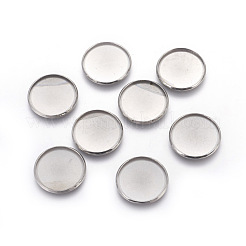 Anlaufgeschützte Lünettenbecher aus Edelstahl 304 mit gefrästen Kanten&nbsp;STAS-K099-01A-25mm-P