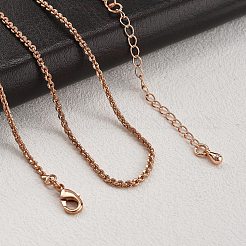 Collane in ottone rolo per donna&nbsp;NJEW-D302-22RG