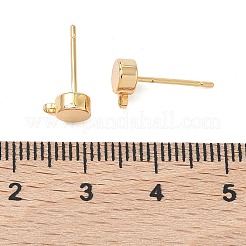 Messing Ohrstecker Zubehör&nbsp;XGR0105G-151G