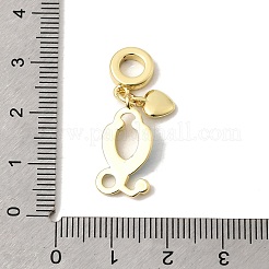 Messing emaille europäische baumeln charme&nbsp;KK-A296-30G