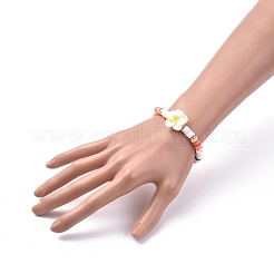 Bracelets de perles tressées en fil de nylon&nbsp;BJEW-JB05092-04