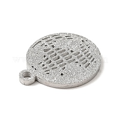 Pendentifs en acier inoxydable 304 anti-ternissement&nbsp;STAS-J040-19B-P