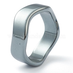 Anelli ematite sintetico non magnetici&nbsp;RJEW-H544-03E