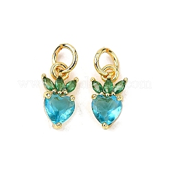 Ottone micro spianare fascino zirconi&nbsp;ZIRC-H119-06G-M