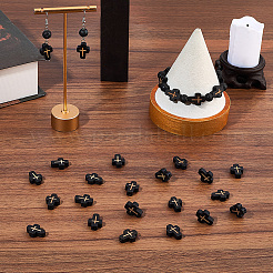 80pcs perles de bois naturel&nbsp;WOOD-SC0002-16B