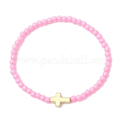 Bracelets extensibles en perles rondes acryliques pour femmes&nbsp;BJEW-JB12065