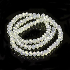 Chapelets de perles en verre électroplaqué&nbsp;EGLA-A034-J2mm-T05