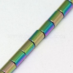 Electroplate non magnetici ematite sintetico fili di perline&nbsp;G-J162-C-08