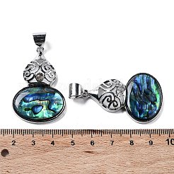 Natur Paua Muschel Anhänger&nbsp;FIND-A036-01P-01