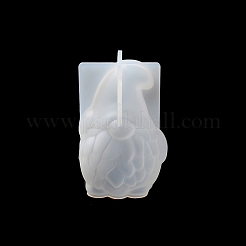 Moldes de silicona para estatua de exhibición de gnomo navideño diy&nbsp;DIY-P075-B01