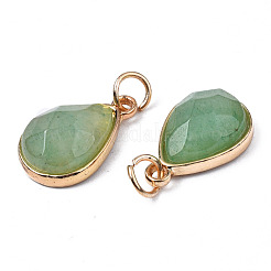 Colgantes naturales aventurina verde&nbsp;G-S359-364C