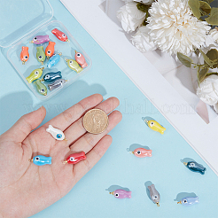 24 pendentif en porcelaine fait main 12 couleurs&nbsp;PALLOY-ME00041