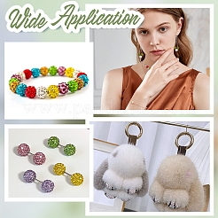 150 Stück 3 Farben Strass Pflaster Discokugel Perlen&nbsp;RB-UN0001-17B