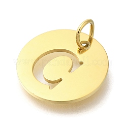 Placcatura ionica (ip) ciondoli in acciaio inossidabile 304&nbsp;STAS-M074-01G-C