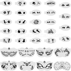 32 pieza de plantillas de plástico para pintar y dibujar&nbsp;DIY-GF0010-77B
