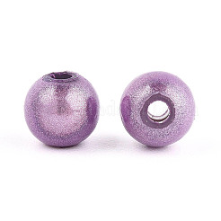 Sprühen gemalte Acrylperlen-Spitzlackiert&nbsp;MACR-Q154-6mm-N08