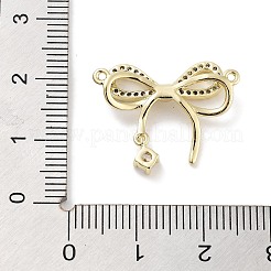 Pendentifs en laiton zircon cubique transparent&nbsp;ZIRC-L104-005G