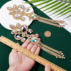 2 Stück Strass-Kleidungsdekorationen&nbsp;DIY-FH0008-92