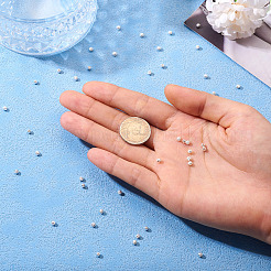 50 Stück 925 gewellte Perlen aus Sterlingsilber&nbsp;STER-TA0001-31