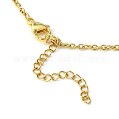 Makramee-Beutel aus 304 Edelstahl mit geflochtenem Edelsteinhalter&nbsp;NJEW-JN04468-05