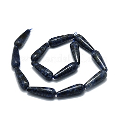 Fili di perle di diaspro macchia blu naturale&nbsp;G-E576-50