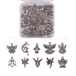 Colgantes de la aleación de estilo tibetano&nbsp;TIBEP-CJ0001-15