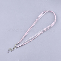 Fabrication de colliers avec cordon en cire et organza&nbsp;X-NCOR-T002-134