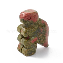 Natürliche Unakite-Display-Dekoration&nbsp;G-C022-02C