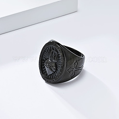 Anillos de dedo de acero inoxidable 304 para hombres&nbsp;FS-WG65E50-14