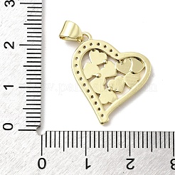 Ottone micro spianare pendenti zirconi&nbsp;KK-A278-16G-01