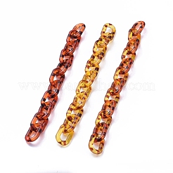 Chaînes de câble acryliques transparentes faites à la main&nbsp;AJEW-JB00576