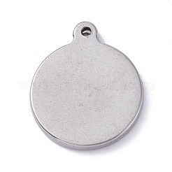 Cabochon pendenti in acciaio inossidabile 304 per smalto&nbsp;STAS-P288-18P