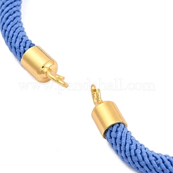 Fabrication de bracelets en cordons de nylon adaptés aux breloques de connecteur&nbsp;AJEW-P116-02G-36
