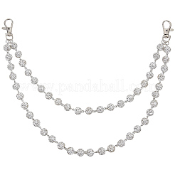 1 Stück Polymer Clay Strass runde Perlen Hosenkette&nbsp;AJEW-CY0002-45
