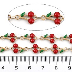 Ionenplattierung (IP) 304 Edelstahl Emaille Kirsche Gliederketten&nbsp;CHS-Z003-01G-02