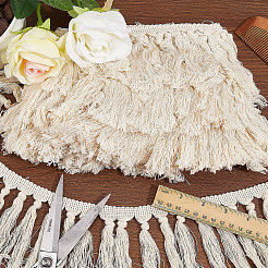 Ruban à pompon en coton de 10 mètre&nbsp;OCOR-WH0082-123A