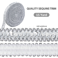 Paillettes in poliestere e plastica per accessori per indumenti&nbsp;OCOR-WH0091-51B