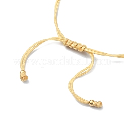 Saatsäule aus Glas mit Gliederarmband mit bösem Blick&nbsp;BJEW-MZ00029-02