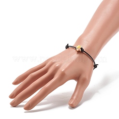 Bracciale con cordino regolabile con perline smaltate acriliche a stella per ragazze adolescenti&nbsp;BJEW-JB07050