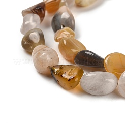 Natur Botswana Achat Perlen Stränge&nbsp;G-P497-01E-18