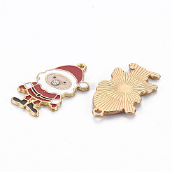 Crémaillère placage pendentifs en émail d'alliage&nbsp;ENAM-S126-047-NR