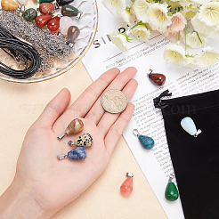 40 kit para hacer collares de piedras preciosas&nbsp;DIY-SC0014-84