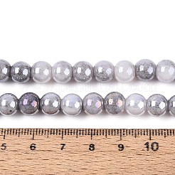 Undurchlässige Glasperlenstränge galvanisieren&nbsp;EGLA-T026-8mm-05A