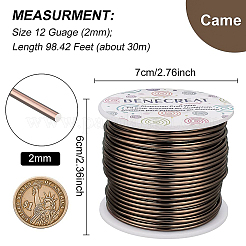 Fil d'aluminium rond&nbsp;AW-BC0001-2mm-11