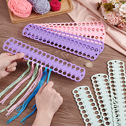 9 Stück Stickgarnplatte aus Kunststoff in 9 Ausführungen&nbsp;DIY-FG0007-69