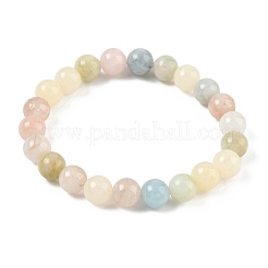 Bracelets extensibles naturels morganite&nbsp;BJEW-F388-01-B